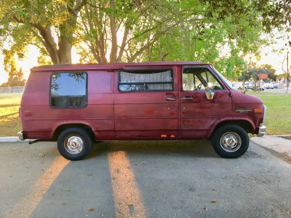 1986 chevrolet g20 camper van
