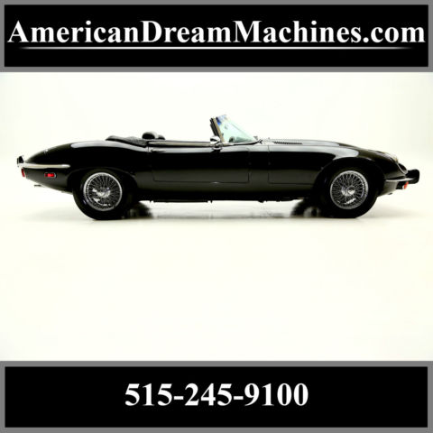 1973 v12 jaguar xke, ps, pb, pw, 4 spd & factory ac, low miles & loaded
