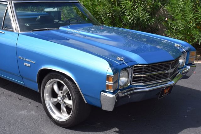 1971 chevrolet el camino 350ci v8-factory air-nicest one you will find! 0 blue
