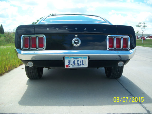 1970 mustang boss 429 raven black