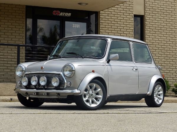 mini 40th anniversary le brilliant silver / burgundy - 1 of 3! only 250 produced