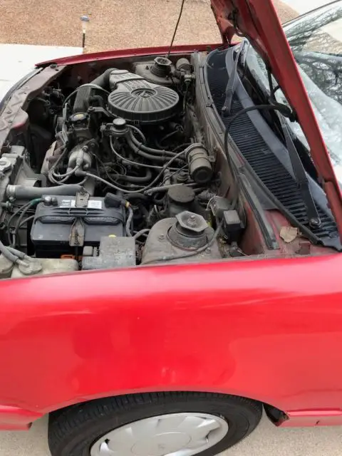 1992 geo metro lsi convertible 2-door red