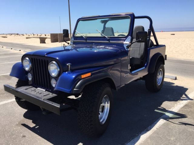 jeep cj-7 original very clean low miles 4wd frame off restoration cj cj 7