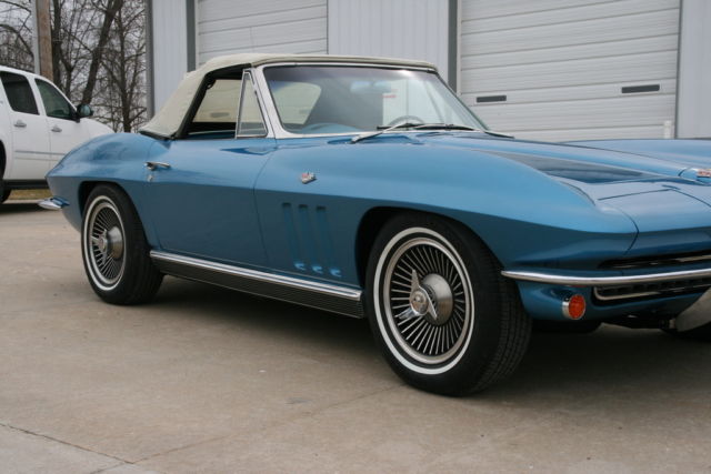 1966 corvette roadster numbers matching l79 327/350hp 4 speed 76k actual miles