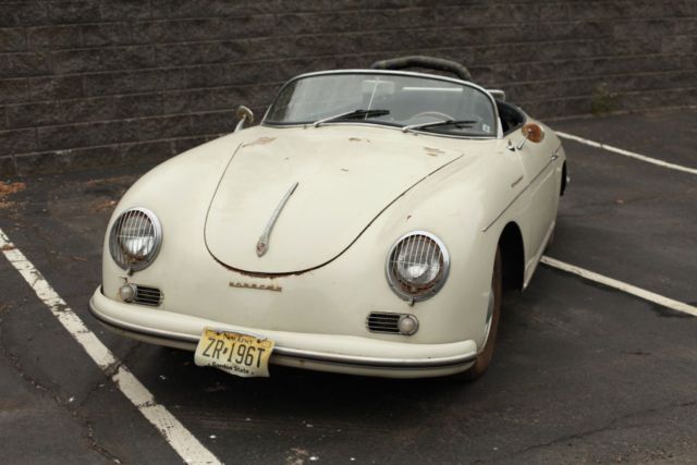 1957 porsche 356 speedster super 1600 rare vintage model