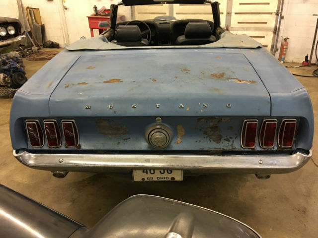 1969 ford mustang convertible mcode 351 4 barrel factory gt