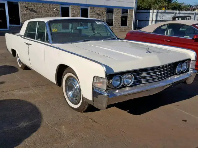 1965 lincoln continental ac, power locks, windows, seat 44301 miles white sedan