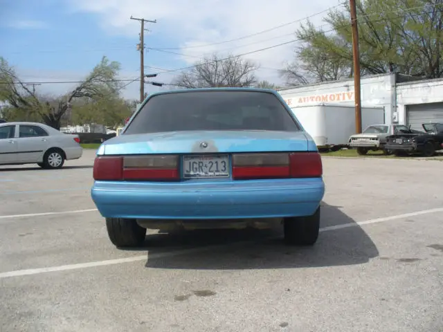1992 ford mustang lx notch back coupe project drives for 5.0 conversion or drive