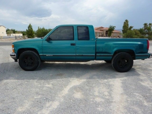 1994 chevrolet stepside extended cab 4x4 141.5 california truck leather xint
