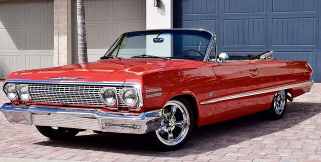 1963 chevrolet impala resto mod 454 dual quad 4 speed hurst