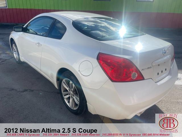 2012 nissan altima 2.5 s