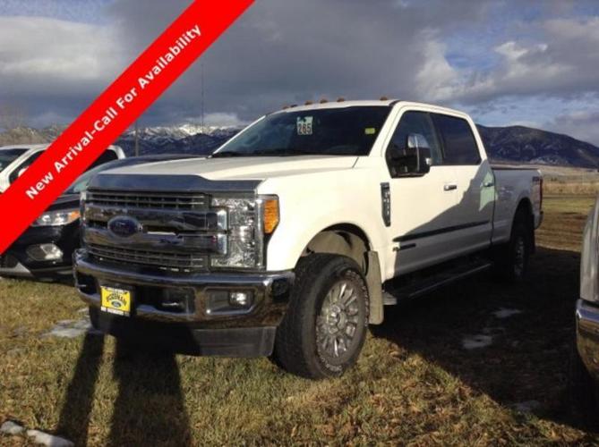 2017 ford f-350 super duty lariat 4x4 lariat 4dr crew cab 8 ft. lb srw pickup for sale in bozeman, montana