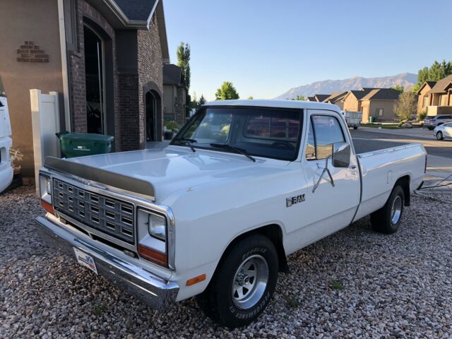 1983 dodge d150 pickup white rwd automatic d150