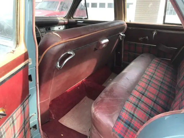 1949 blue chrysler new yorker fluid drive highlander