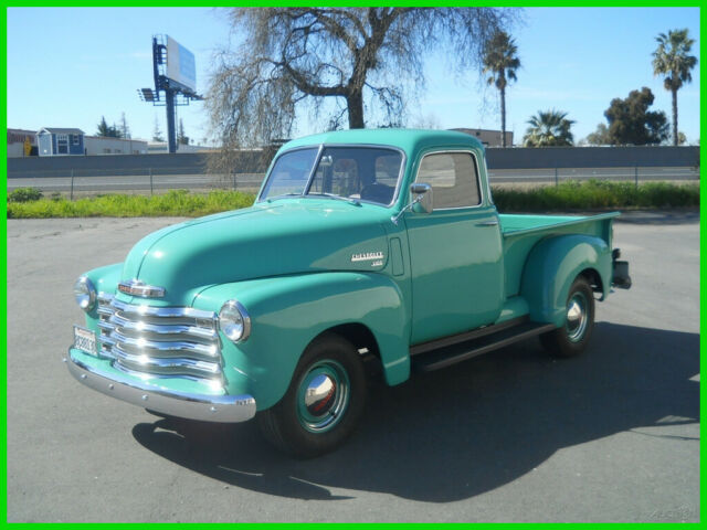 near stock 1950 chevy 3100 series 5 window deluxe 1/2 ton shortbox pickup truck