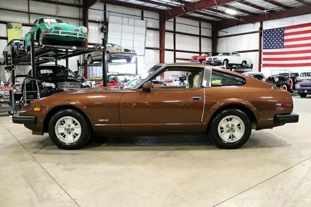 1979 datsun 280zx 96819 miles brown metallic coupe l28 v6 5-speed manual