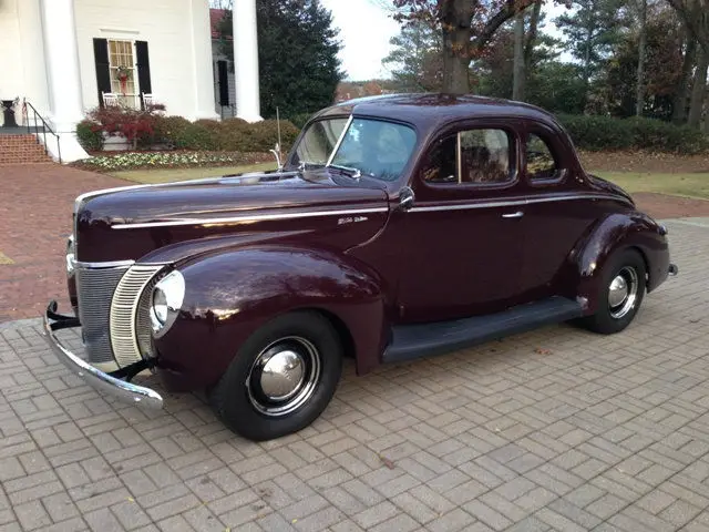 1940 ford deluxe coupe 350-4 th350 ps pb vintage air ac pro touring resto mod