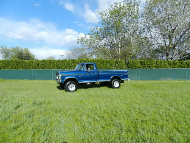 1975 ford f-250 ranger xlt 4x4 highboy rare classic trucks take a look