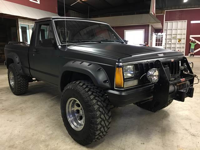 1987 jeep comanche 4x4-4.0 i6-manual trans-new tires-suspension lift- no reserve