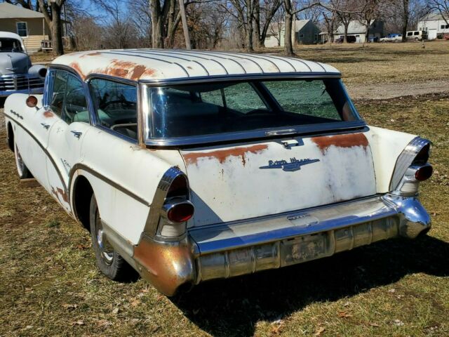 rare 1957 buick century caballero estate wagon 4 door hardtop clear ks title nr!