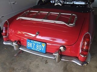 rare 1967 "chrome bumper" mgb roadster in very good condition