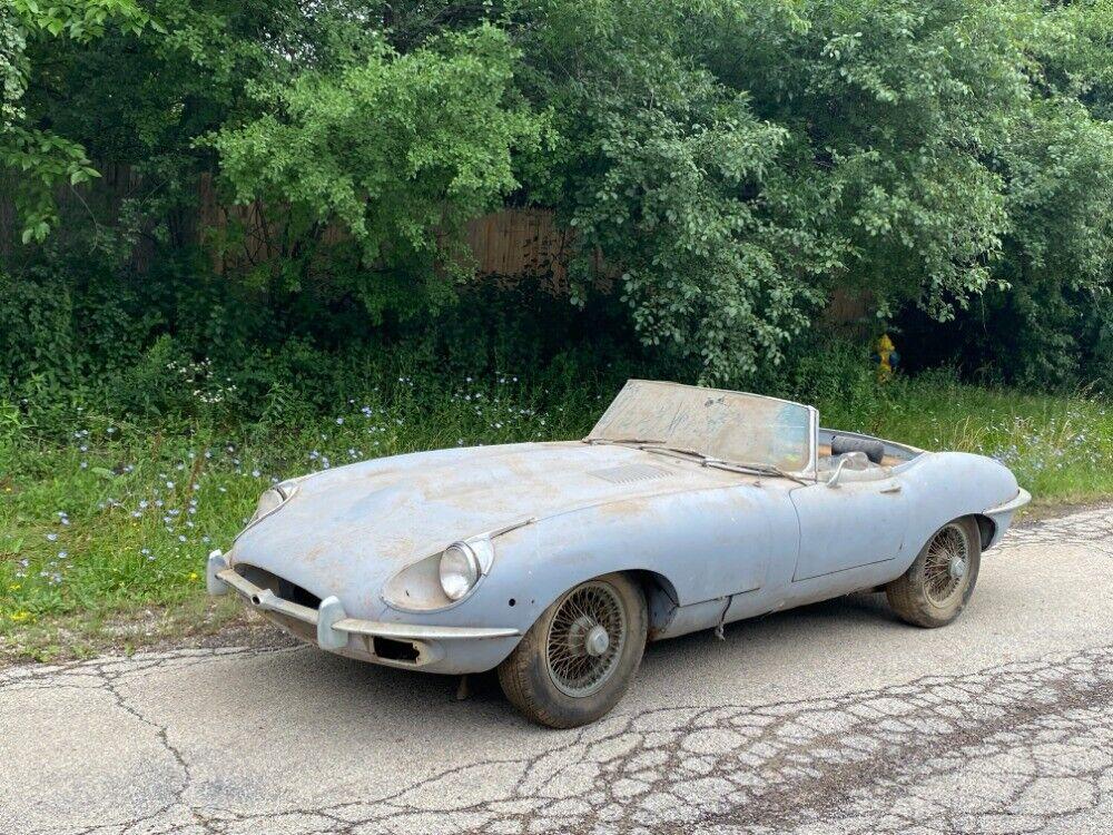 1969 jaguar xke series ii roadster primer with black interior