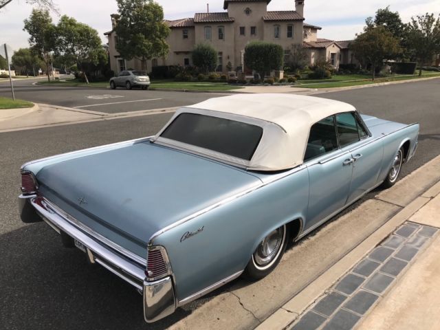 1965 lincoln continental convertible barn find at no reserve