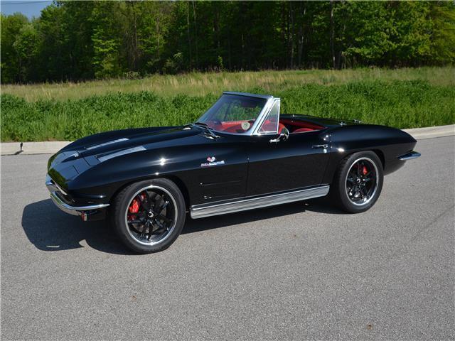 1963 chevrolet corvette 10,987 miles black automatic