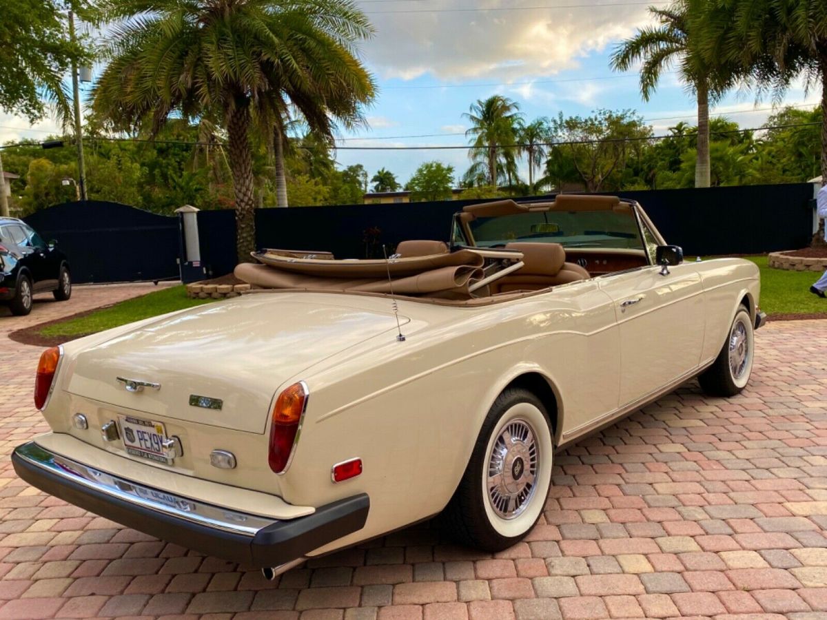 1983 rolls-royce corniche convertible brown rwd automatic