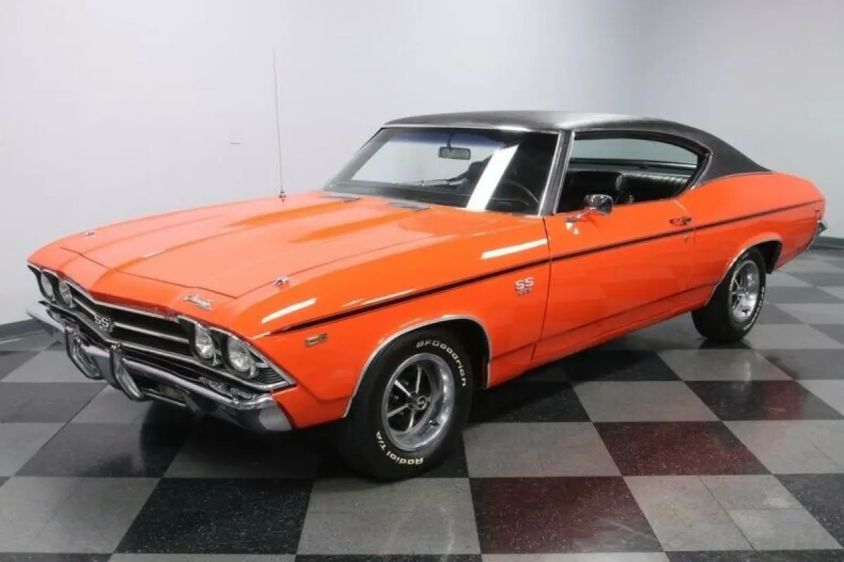 classic vintage chrome muscle car chevy bbc automatic restored super sport