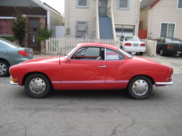 red 1970 karmann ghia