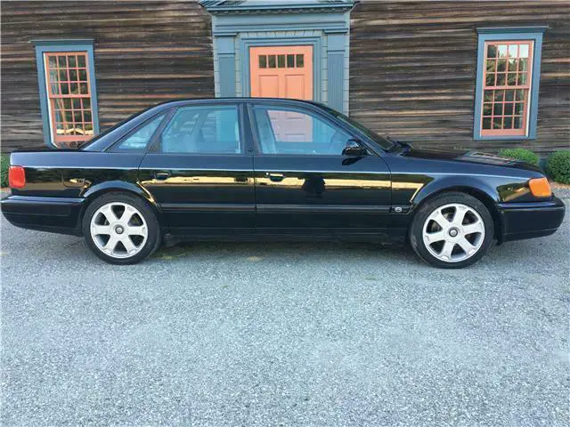 1994 audi s4 sedan supercar! 200,000 miles black sedan 5 cylinder engine 2.2l/1