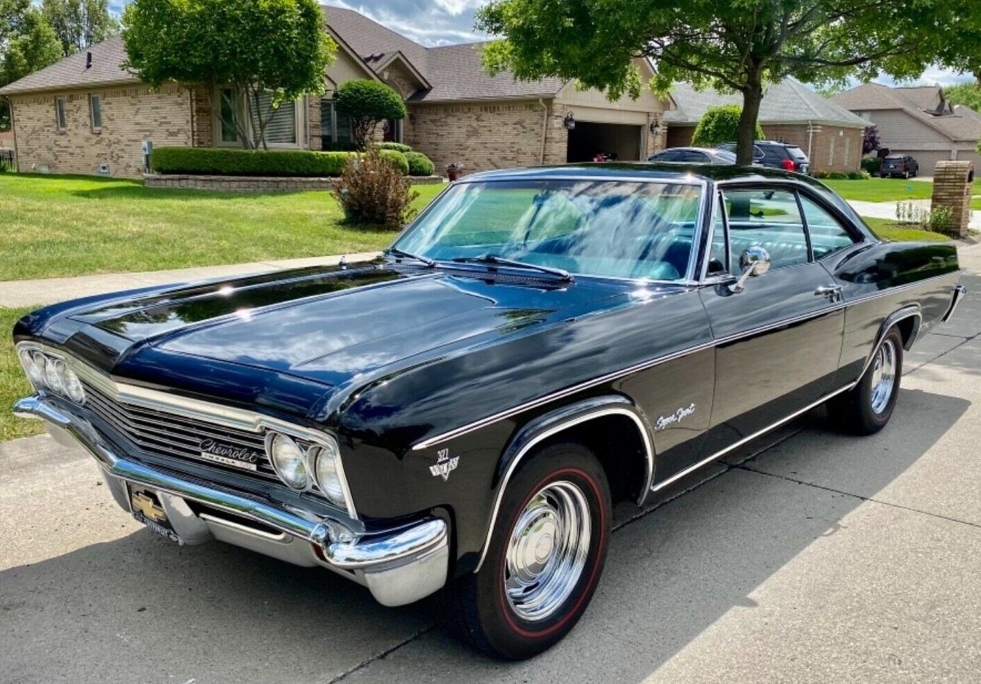 1966 chevrolet impala super sport restored two door 327ci original