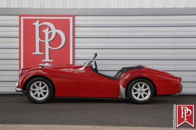 1957 triumph tr3 roadster, 85,830 miles, signal red/black 4 speed od