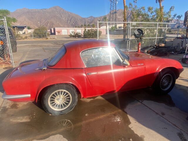 1964 lotus elan convertible red rwd manual vinyl