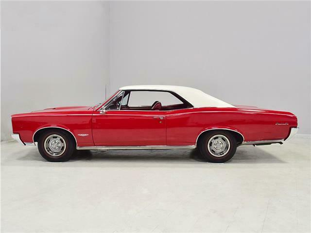 1966 pontiac gto hardtop 37930 miles montero red 389 cubic inch v8 2-speed aut