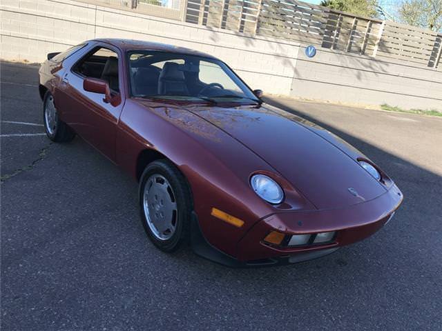 1982 porsche 928 5 speed rust free arizona car.. weinrotmetallic