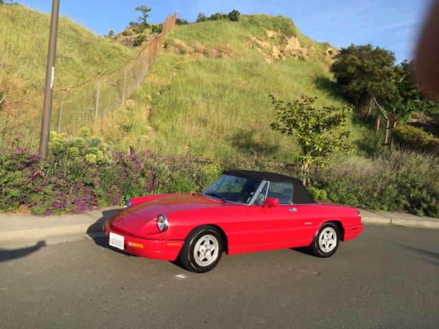 alfa romeo spider '91, loved & pro maintained, runs awsm