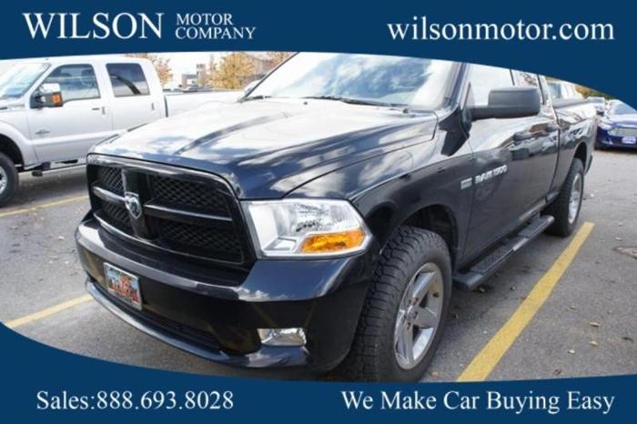 2012 ram ram pickup 1500 st 4x4 st 4dr quad cab 6.3 ft. sb pickup for sale in logan, utah