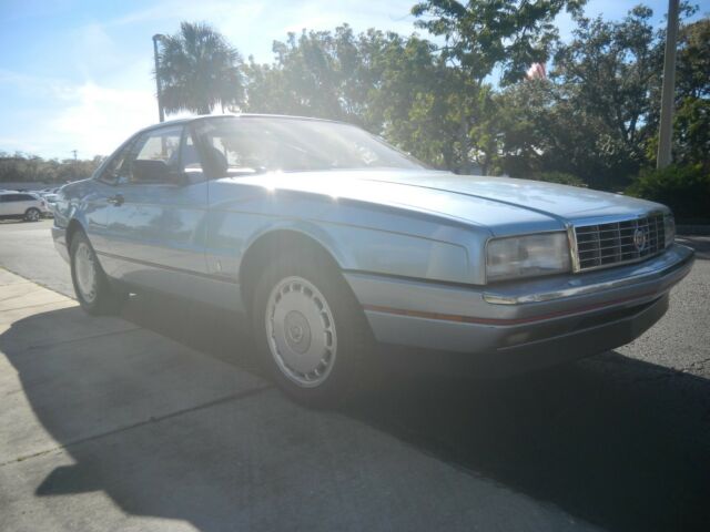 1989 cadillac allante blue with 122k miles nice car cold air drives great