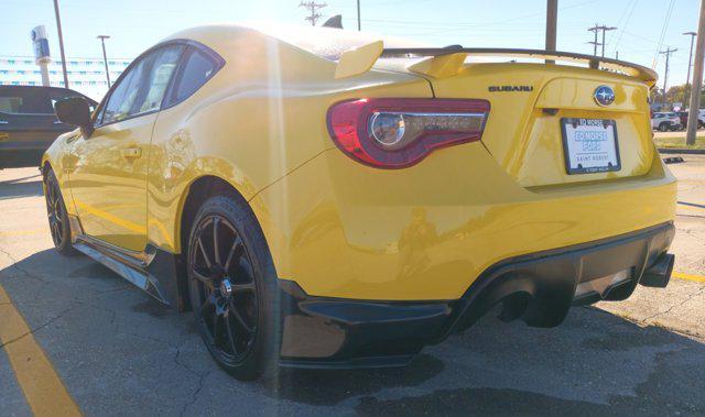2017 subaru brz series. yellow