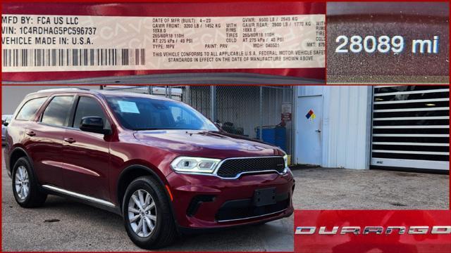 2023 dodge durango sxt launch edition rwd