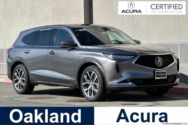 2022 acura mdx technology package
