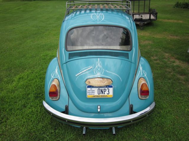 1968 ~ volkswagen ~ vw ~ beetle ~ auto stick ~ customized ~ 1 of a kind ~ rare