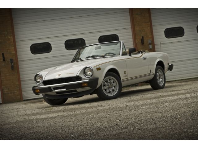 fiat spider turbo 39k miles very rare stunning restoration summer delivery