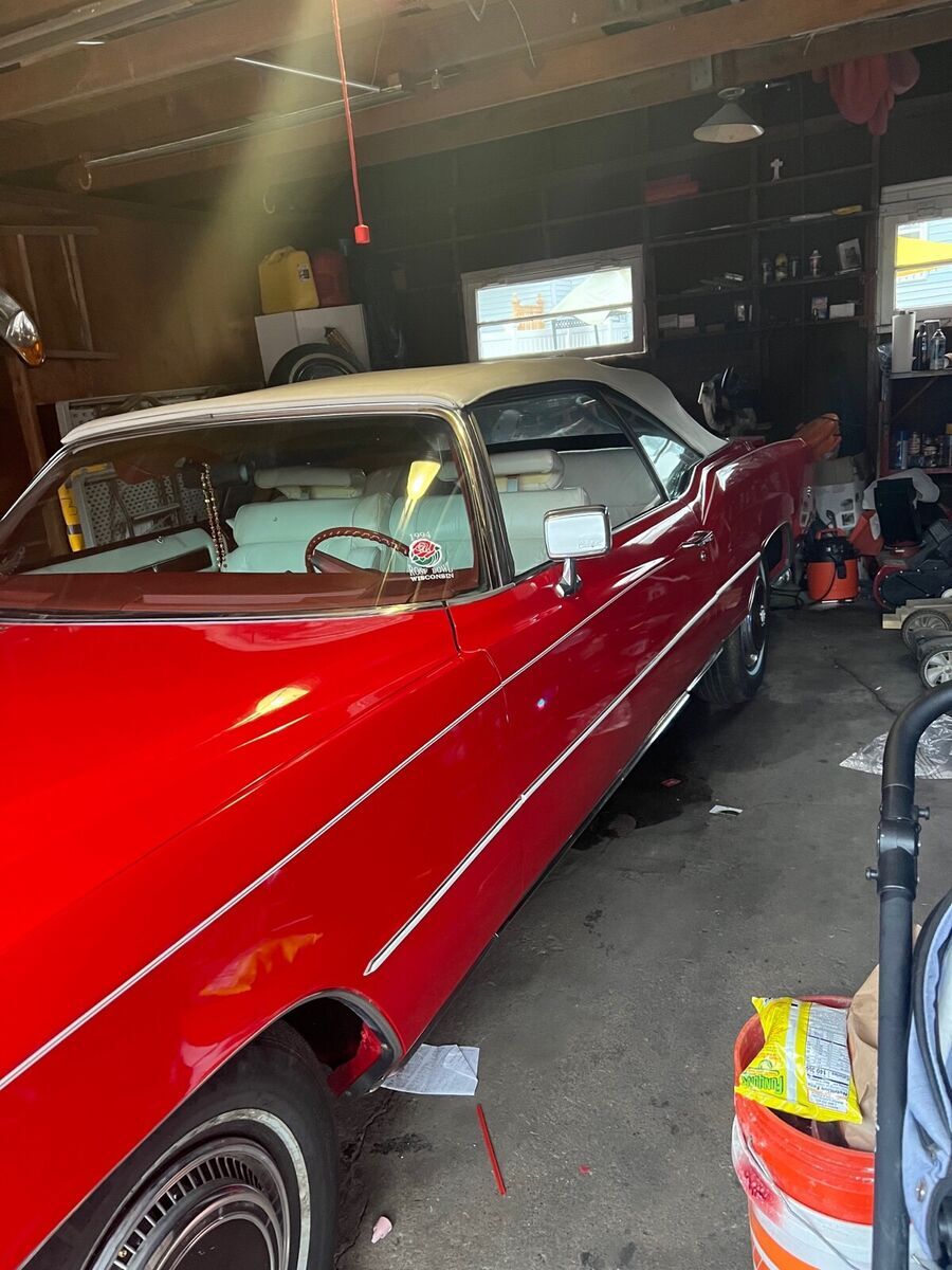 1976 cadillac eldorado convertible red fwd automatic eldorado convertible