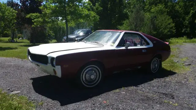 1968 amc amx base hardtop 2-door 4.7l
