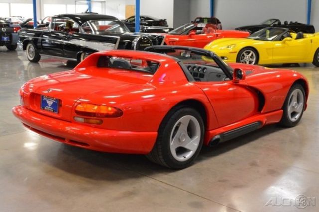 94 dodge viper rt/10 convertible with hardtop 7k miles 8.0l 6-speed manual used