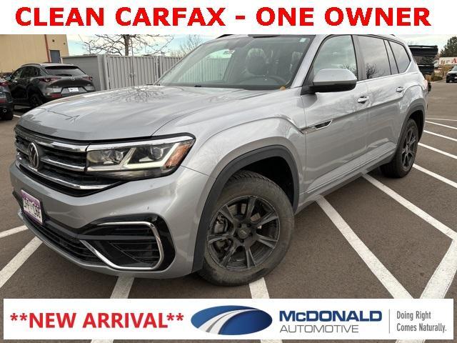2021 volkswagen atlas 3.6 se w/ technology r-line