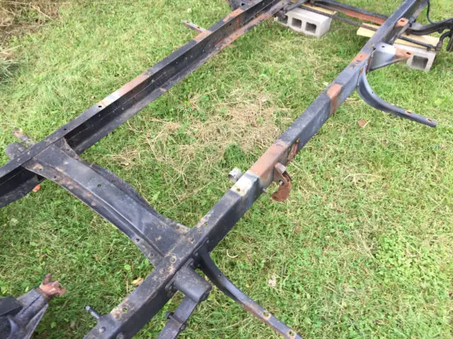 1952 ford f1 pickup truck steel frame, hubs, mounts, more